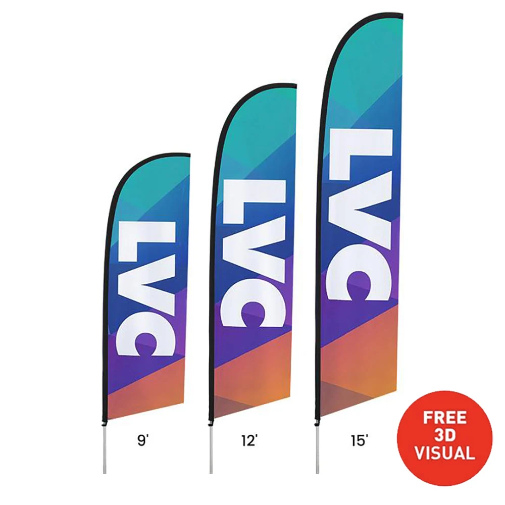 Premium Angled Flags
