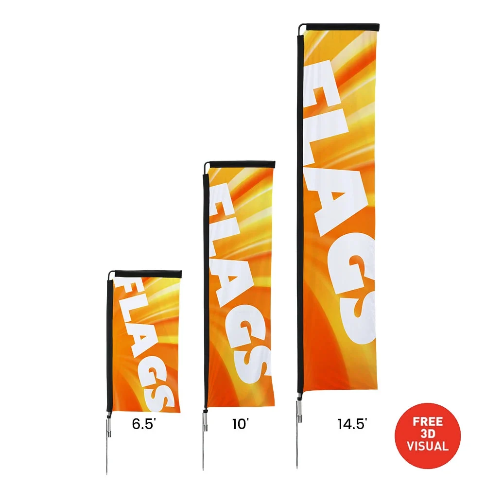 Premium Rectangle Flags